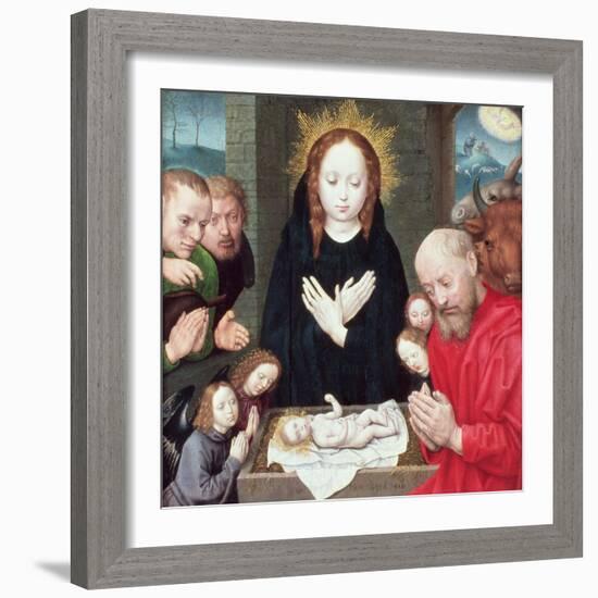 Adoration of the Shepherds-Hugo van der Goes-Framed Giclee Print