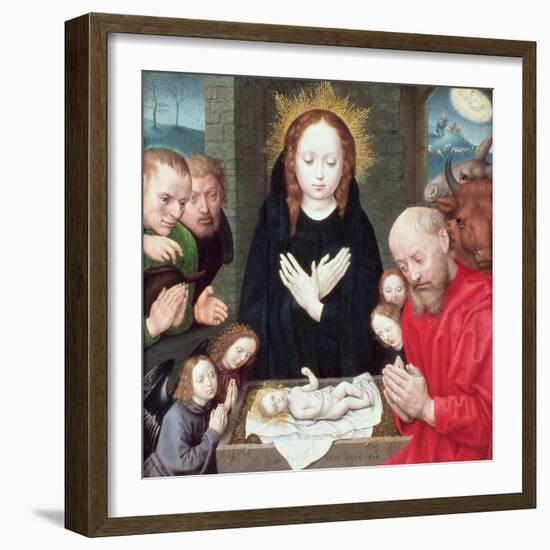 Adoration of the Shepherds-Hugo van der Goes-Framed Giclee Print