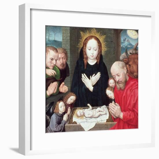 Adoration of the Shepherds-Hugo van der Goes-Framed Giclee Print