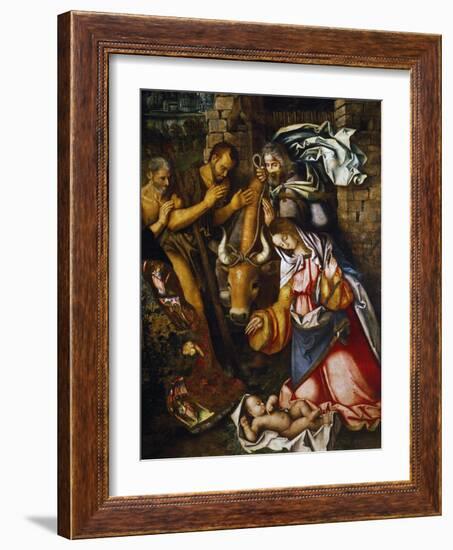 Adoration of the Shepherds-Francesco Zaganelli-Framed Giclee Print