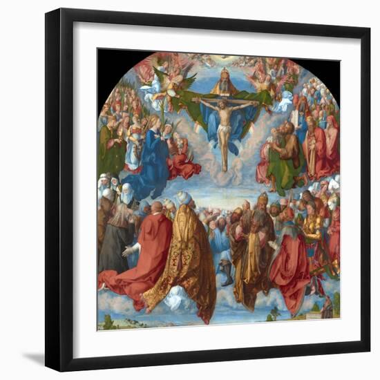 Adoration of the Trinity (Landauer Altarpiece)-Albrecht Dürer-Framed Giclee Print