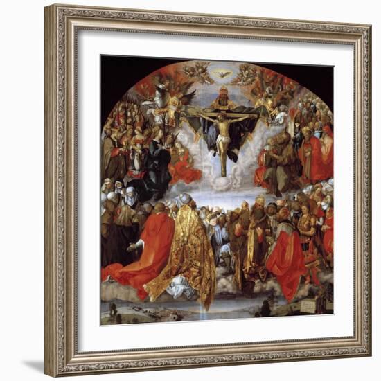 Adoration of the Trinity-null-Framed Giclee Print