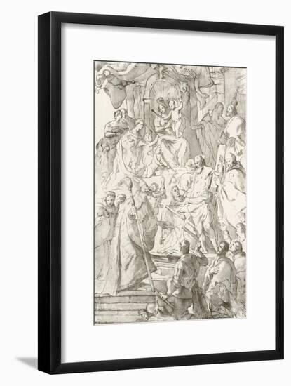 Adoration of the Virgin and Child-null-Framed Giclee Print