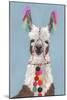 Adorned Llama I-Victoria Borges-Mounted Art Print