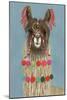 Adorned Llama IV-Victoria Borges-Mounted Art Print