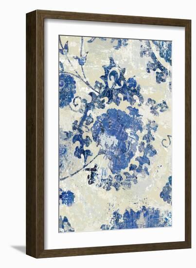 Adornment Panel Indigo I-Ellie Roberts-Framed Art Print