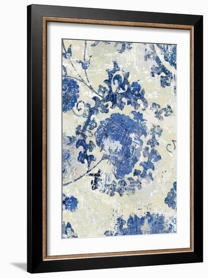 Adornment Panel Indigo I-Ellie Roberts-Framed Art Print