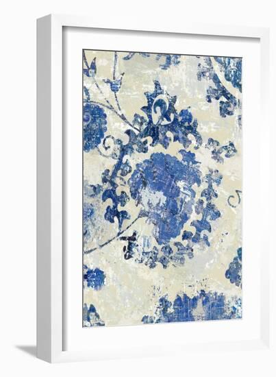 Adornment Panel Indigo I-Ellie Roberts-Framed Art Print