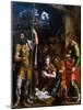 Adotation of the Shepherds with the Saints Longinus and John the Evangelist-Giulio Romano-Mounted Giclee Print