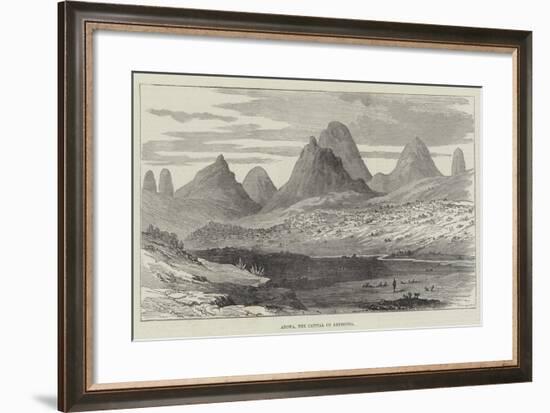 Adowa, the Capital of Abyssinia-null-Framed Giclee Print