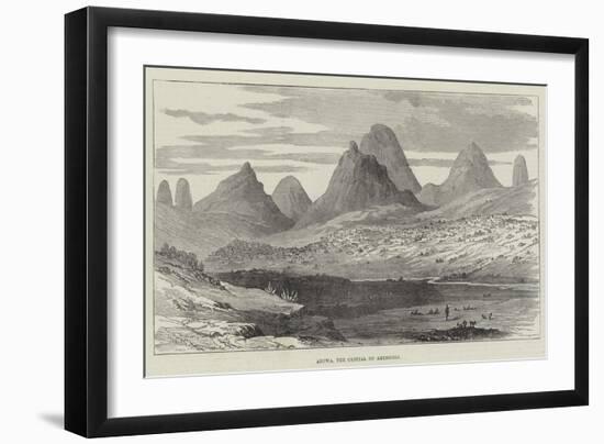 Adowa, the Capital of Abyssinia-null-Framed Giclee Print