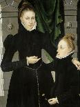 Dama Y Niña, 1567-Adraien Van Cronenburch-Giclee Print