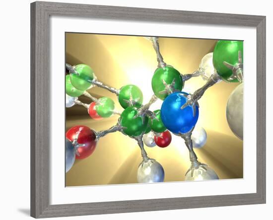 Adrenaline Hormone Molecule-David Mack-Framed Photographic Print