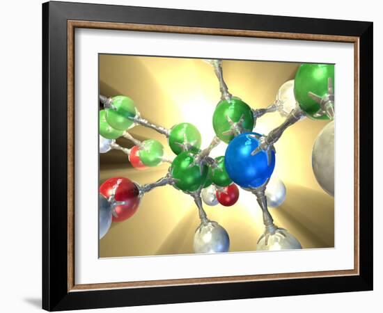 Adrenaline Hormone Molecule-David Mack-Framed Photographic Print