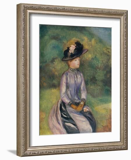 Adrenne, C1878, (1938)-Pierre-Auguste Renoir-Framed Giclee Print