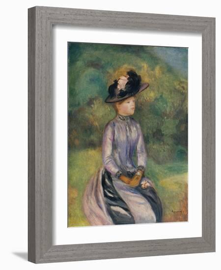 Adrenne, C1878, (1938)-Pierre-Auguste Renoir-Framed Giclee Print