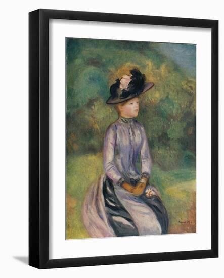 Adrenne, C1878, (1938)-Pierre-Auguste Renoir-Framed Giclee Print