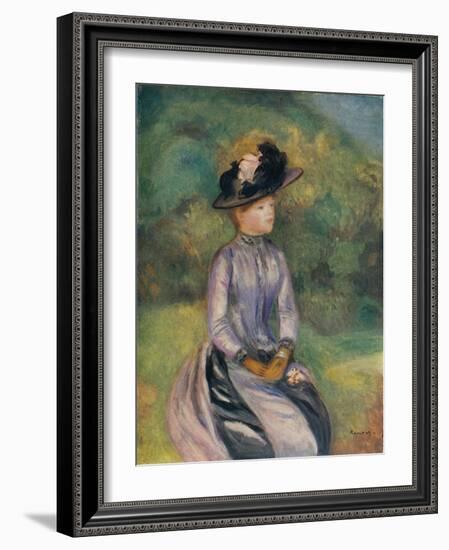 Adrenne, C1878, (1938)-Pierre-Auguste Renoir-Framed Giclee Print