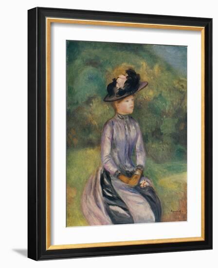 Adrenne, C1878, (1938)-Pierre-Auguste Renoir-Framed Giclee Print