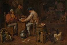 Peasant Drinking About-Adriaen Brouwer-Art Print