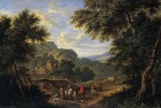 Landscape -18th Century-Adriaen Fransz Boudewijns-Giclee Print