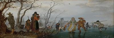 Autumn: Prince Maurits Going Out Hawking, 1615-Adriaen Pietersz van de Venne-Framed Giclee Print