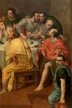 Last Supper (Oil on Panel)-Adriaen Thomasz Key-Giclee Print