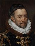 Portrait of a Bearded Gentleman, Bust Length, Wearing Gold Chains Beneath a Fur-Lined Coat, 1575-Adriaen Thomasz Key-Framed Giclee Print