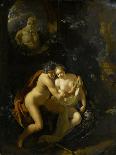 A Couple Making Love in a Park Spied on by Children-Adriaen Van Der Werff-Art Print