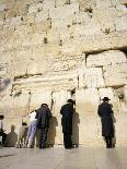 Jews Praying at the Western Wall, Jerusalem, Israel, Middle East-Adrian Neville-Framed Photographic Print