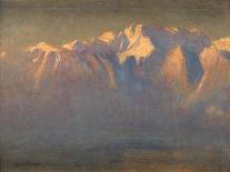 Evening Glow on Rosengarten (Oil on Canvas)-Adrian Scott Stokes-Giclee Print