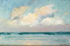 Sea Study - Morning (Oil on Panel)-Adrian Scott Stokes-Giclee Print