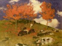 Wild Cherries in the Tyrol, c.1909-Adrian Scott Stokes-Framed Giclee Print
