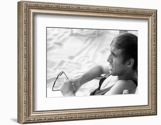 Adriano Celentano Having a Rest-Marisa Rastellini-Framed Photographic Print