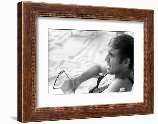 Adriano Celentano Having a Rest-Marisa Rastellini-Framed Photographic Print