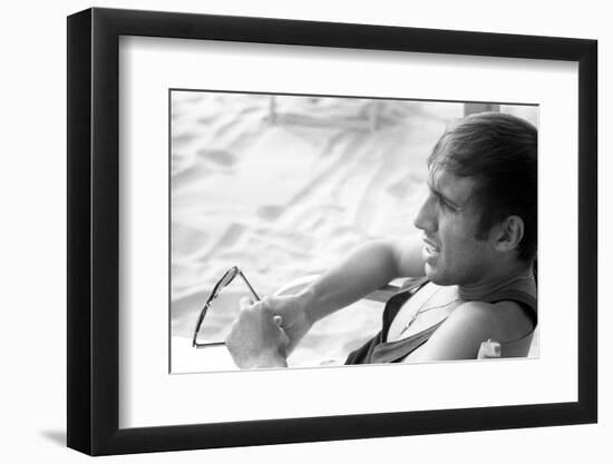 Adriano Celentano Having a Rest-Marisa Rastellini-Framed Photographic Print