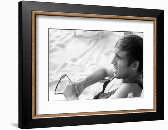 Adriano Celentano Having a Rest-Marisa Rastellini-Framed Photographic Print