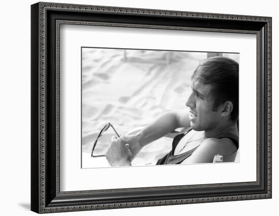 Adriano Celentano Having a Rest-Marisa Rastellini-Framed Photographic Print