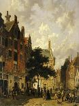 A Dutch Street Scene, 1867-Adrianus Eversen-Giclee Print