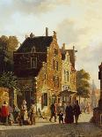 A Dutch Street Scene, 1867-Adrianus Eversen-Giclee Print