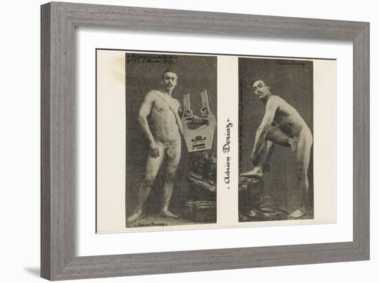 Adrien Deriaz. la santé par le sport. N°33 8 ? 1913,  leveur de poids-null-Framed Giclee Print