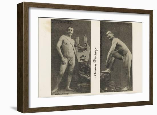 Adrien Deriaz. la santé par le sport. N°33 8 ? 1913,  leveur de poids-null-Framed Giclee Print