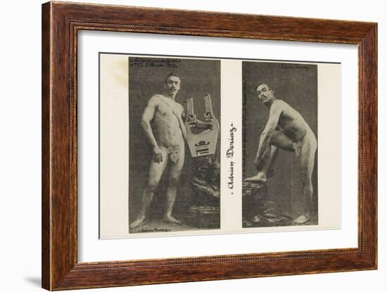 Adrien Deriaz. la santé par le sport. N°33 8 ? 1913,  leveur de poids-null-Framed Giclee Print