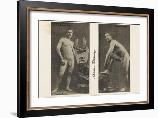 Adrien Deriaz. la santé par le sport. N°33 8 ? 1913,  leveur de poids-null-Framed Giclee Print