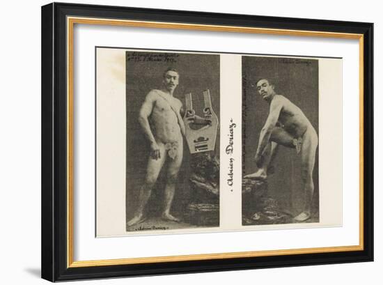 Adrien Deriaz. la santé par le sport. N°33 8 ? 1913,  leveur de poids-null-Framed Giclee Print