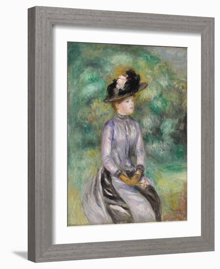 Adrienne, Ca 1878-Pierre-Auguste Renoir-Framed Giclee Print