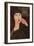 Adrienne (Woman with Bangs), 1917 (Oil on Linen)-Amedeo Modigliani-Framed Giclee Print