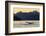 Adult humpback whale, flukes-up dive at sunset in Glacier Bay National Park-Michael Nolan-Framed Photographic Print