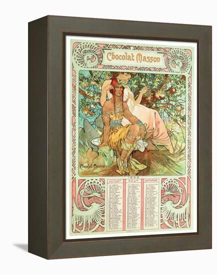 Adulthood, 1897-Alphonse Mucha-Framed Premier Image Canvas