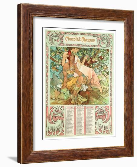 Adulthood, 1897-Alphonse Mucha-Framed Giclee Print